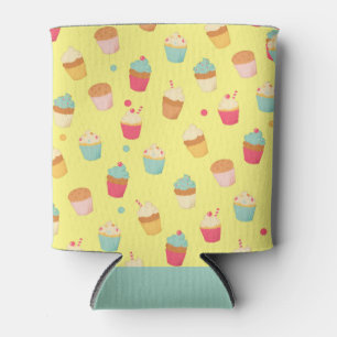 Porta-lata Refrigerador de Bebidas Cupcake Sweet Treats