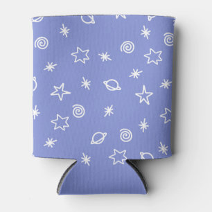 Porta-lata Refrigerador de Bebidas Espaço Azul Estrelas Plane