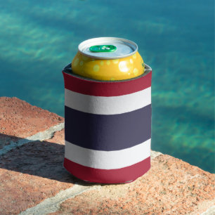 Porta-lata Refrigerador de lata com a bandeira da Tailândia