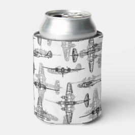 Porta-lata Refrigerador de Lata de Bebidas Blueprint 1 de Avi