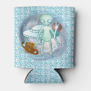 Porta-lata Refrigerador de Lata de Invasor Alien