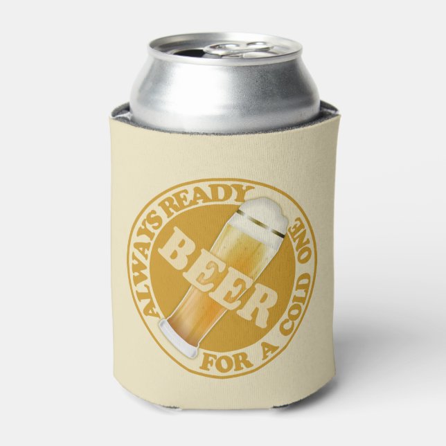 Porta-lata refrigeradores de bebidas personalizadas de CERVEJ (Can Front)