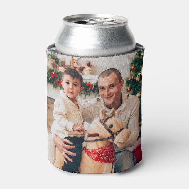 Porta-lata Refrigeradores de Lata de Foto de Natal (Can Front)