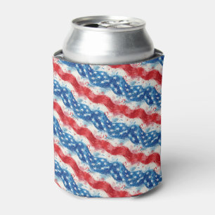 Porta-lata Refrigeradores de latas para festa patriótica de 4