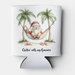 Porta-lata Refrigerindo Com Meus Papais noeis Gnomie Hammock