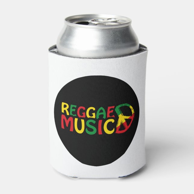 Porta-lata Reggae Music design, reggae art (Can Front)