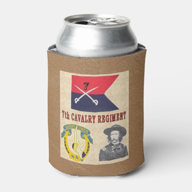 PORTA-LATA REGIMENTO DA 7 ª CAVALRY DO CLIENTE (Can Front)