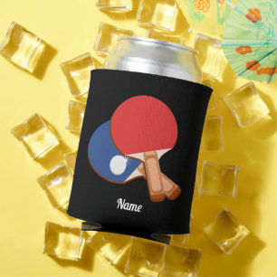 Porta-lata Rei de Ping, pingue-pongue, tênis de mesa,