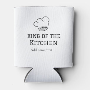 Porta-lata Rei do cozinhar do cozinheiro da cozinha adiciona