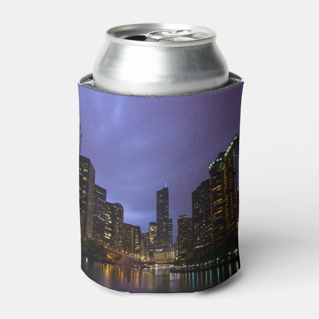 Porta-lata Relâmpago sobre o rio Chicago (Can Front)