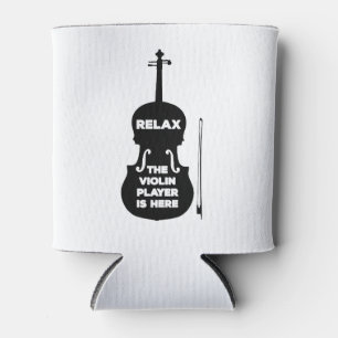Porta-lata Relaxe, o Jogador de Violino está aqui