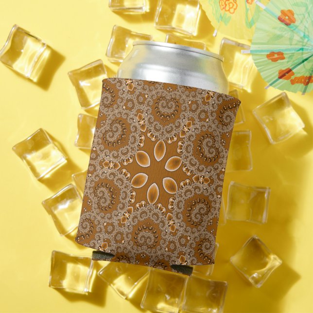 Porta-lata Renda Fractal de Caramelo (Verão in situ)