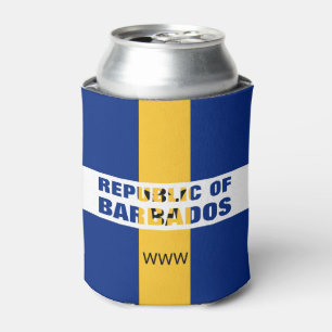 Porta-lata República do Monograma de Barbados