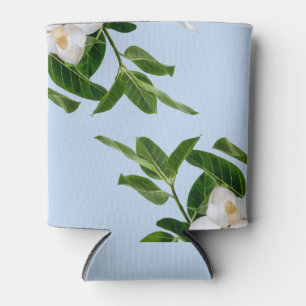 Porta-lata Resfriador de Bebidas Flor de Magnólia Elegante
