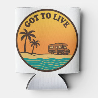 Porta-lata Resfriador de Lata Retro Sunset Got To Live - Camp