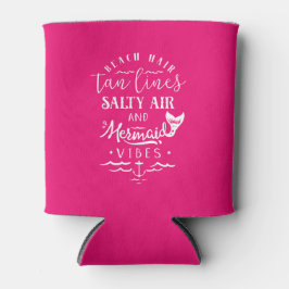 Porta-lata Resfriador - Víblias de Verão rosa-quente