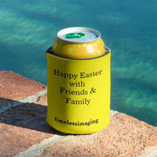 Porta-lata Resfriadores, Felz pascoa Amarelo, Feriado, Presen