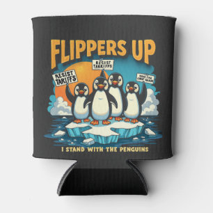 Porta-lata Resistir Eu Fico Com Pinguins