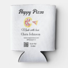 Porta-lata Restaurante de pizza café pizzaria digitalize códi
