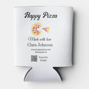 Porta-lata Restaurante de pizza café pizzaria digitalize códi