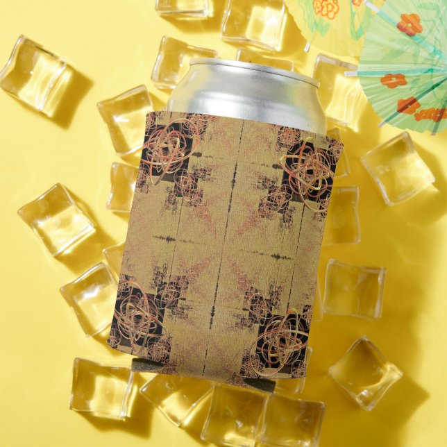 Porta-lata Retângulo de ouro (Verão in situ)