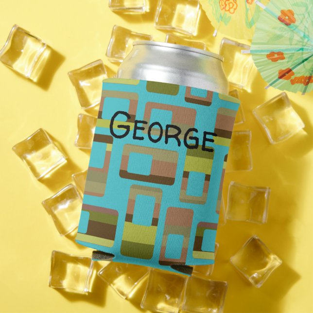 Porta-lata Retângulos Com Tiras (Verão in situ)