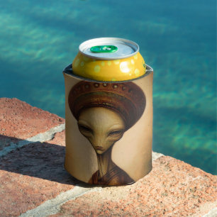 Porta-lata Retrato de Alienígena antigo