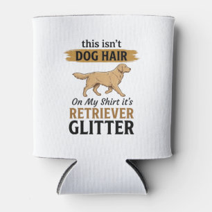 Porta-lata Retriever Brilho Amante de Cão Engraçado Design Vi