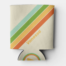 Porta-lata Retro ABC Street Strips com Nome