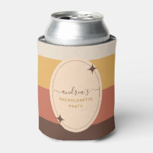 Retro Anos 60 70 Festa de Solteira Listrada Groovy