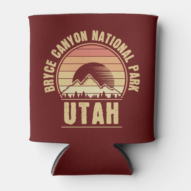 Porta-lata Retro Bryce Canyon National Park Utah (Frente)
