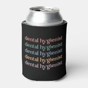 Porta-lata Retro Higienista Dental Dentista RDH Dentist Den