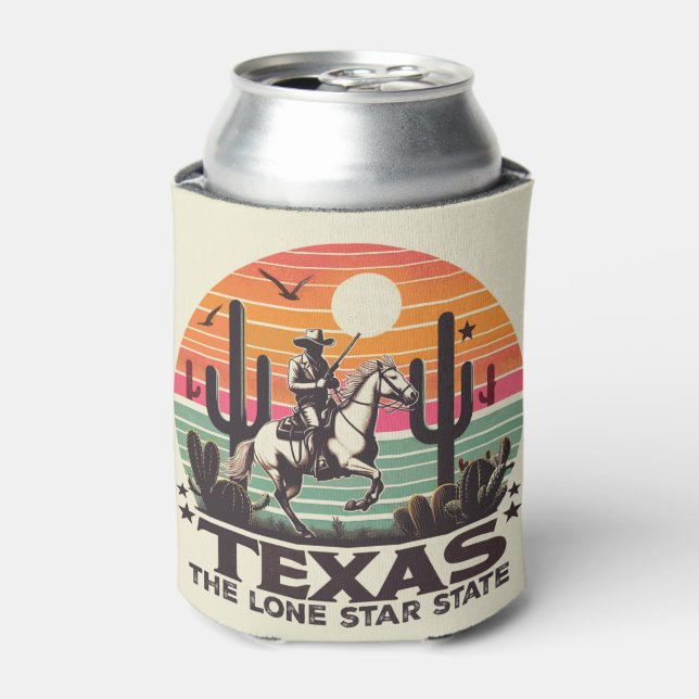 Porta-lata Retro Texas (Can Front)