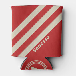 Porta-lata Retrô - Três faixas com nome