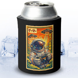 Porta-lata Retro Vintage Japonês Astronauta UFO Gamer Diverti