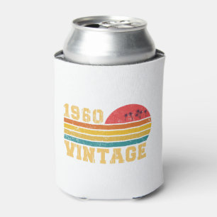 Porta-lata Retro Vintage Sunset 1960 Aniversário