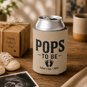 Porta-lata Revelação de Gravidez do Dia dos Pais para o Papai