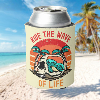 Porta-lata Ride the Wave of Life Surfing | Motivational Sea