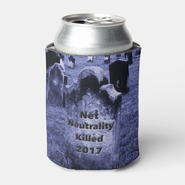 Porta-lata RIP Neutralidade Net Gravestone (Can Front)
