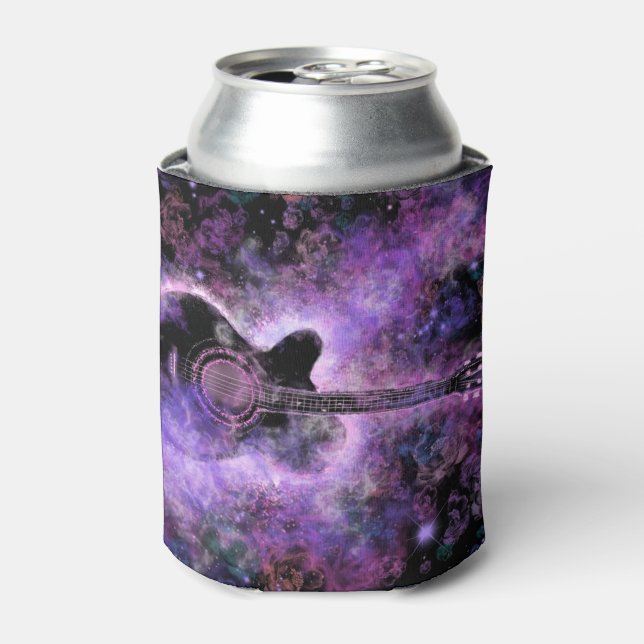 Porta-lata Rock Guitar Consegue Resfriar Rock N Roll Music (Can Front)