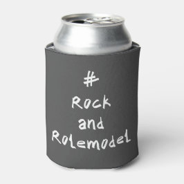 Porta-lata #RockandRolemodel - Branco.