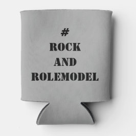Porta-lata #RockandRolemodel - Editável a preto.