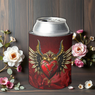 Porta-lata Romance Gótico, o coração da paixão