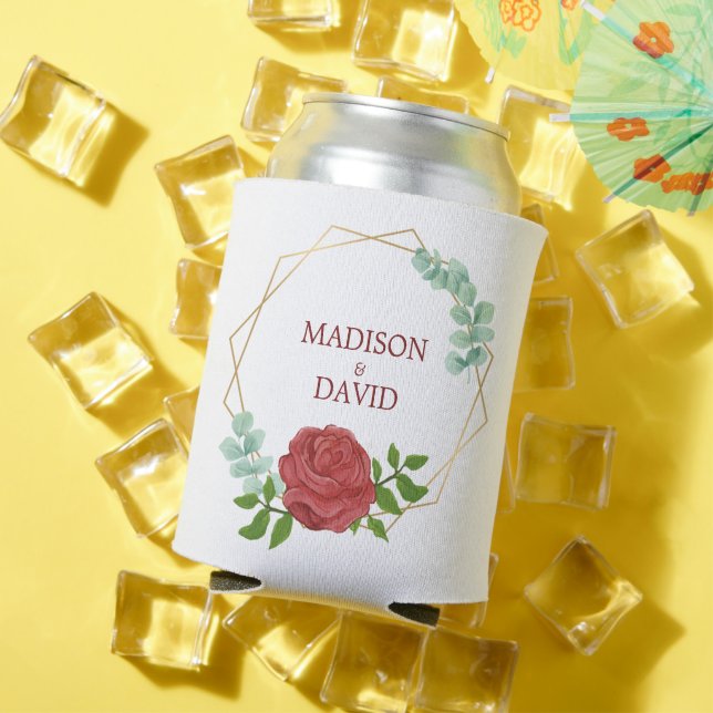 Porta-lata Rosa de Aquarela (Verão in situ)