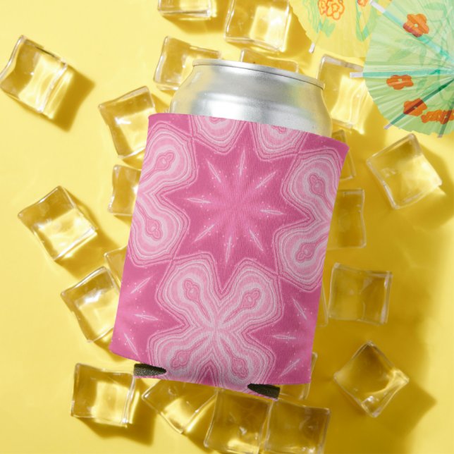 Porta-lata Rosa E Branco (Verão in situ)