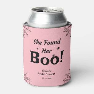 Porta-lata Rosa Ela Encontrou Seu Amor Halloween Chá de Noiva
