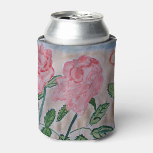 Porta-lata Rosas de Verão Abstrato