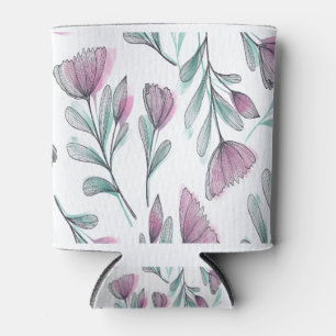 Porta-lata Rosas roxas