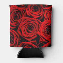 Porta-lata Rosas vermelhas vermelhas