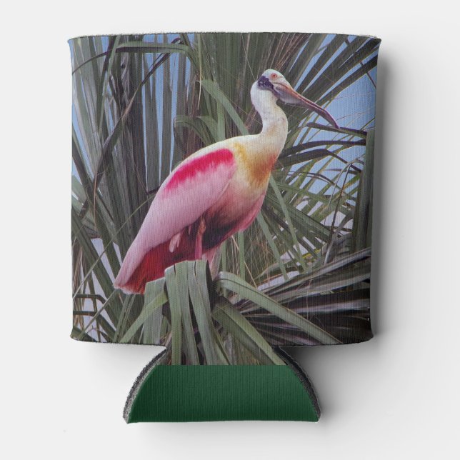 Porta-lata Roseate Spoonbill pode resfriar (Frente)